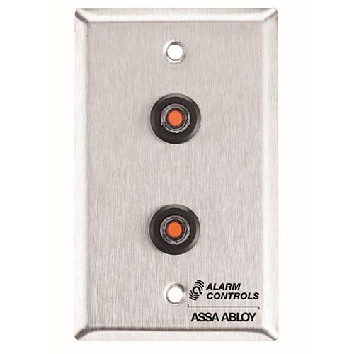 Alarm Controls RP-45 Remote Wall plate with DPDT Switches, Single Gang