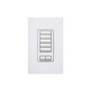 Lutron RRD-HN5BRL-WH RadioRA seeTouch CL Hybrid Keypad, Button w/ Raise-Lower, White