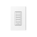 Lutron RRD-W6BRL-SW Radiora2 6brl Wall Kypd In Snow
