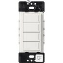 Lutron RRST-HN4B-RW RadioRA 3 Sunnata RF Hybrid 4-Button Keypad, Architectural White
