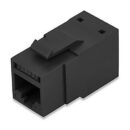 Belden RV6MJKUBK-S1 REVConnect CAT6 Plus Modular Jack, T568 A/B, Single Pack, Black