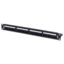 Belden RV6PPF1U24BK CAT6 Plus REVConnect 24-Port Patch Panel, Black