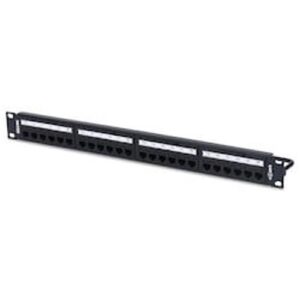 Belden RV6PPF1U24BK CAT6 Plus REVConnect 24-Port Patch Panel, Black