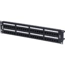 Belden RV6PPF2U48BK CAT6 Plus REVConnect 48-Port Loaded Patch Panel, 2U RMS, Black