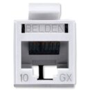 Belden RVAMJKUEW-B24 REVConnect 10GX UTP Modular Jack, 24-Pack, White