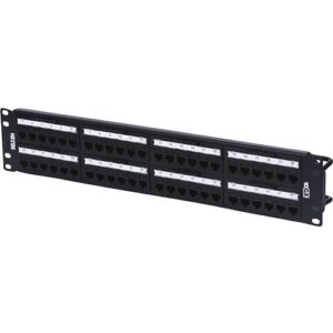 Belden RVAPPF2U48BK Patch Panel CAT6A UTP, REVConnect, Loaded, 48-Port, RU, Black