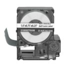 Panduit S100X075VAM PXE Die-Cut Self-Laminating Label Cassette, 1x.75", 0.25" POH, Vinyl, White