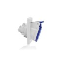 Leviton S416-R9 International Pin and Sleeve Receptacle, 4-Pole, 5-Wire, 16A, 208-250V, Blue