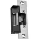 RCI S6514 6 Series Centerline Strike, Standard Profile, Latch and Keeper Monitor, 1-1/4"W x 4-7/8"H (32mm x 124mm), ANSI Square Corners, Brushed Stainless Steel