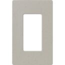 Lutron SC-1-ST Claro Satin Screwless Wall Plate 1-Gang, Stone