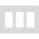 Lutron SC-3-MI 3-Gang Screwless Designer Wall Plate, Mist