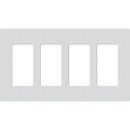 Lutron SC-4-MI 4-Gang Screwless Designer Wall Plate, Mist