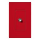 Lutron SC-CJ-HT Satin Colors Coaxial Faceplate, Hot