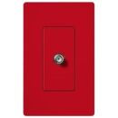 Lutron SC-CJ-HT Satin Colors Coaxial Faceplate, Hot