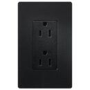 Lutron SCR-15-MN 15A Receptacle, Midnight