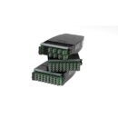 Belden SCSU1208SLF FX Ultra Splitter Cassette, OS2, Single 2x8 Splitter, SC/APC Upstream Ports, LC/APC Downstream Ports