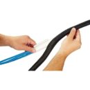 Panduit SE100PSFR-CR0 Pan-Wrap Braided Sleeving, 1" Dia, 100F, Cable Management