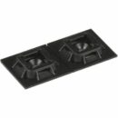 Panduit SGABM30-AV-C300 Super Grip Adhesive Mount, VHB, 1.1"