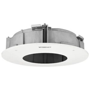 Hanwha SHD-2510FPW In-Ceiling Plenum Flush Mount for PNM-9084QZ/8082VT Cameras, White