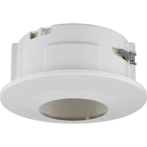 Hanwha SHD-3000F2 In-Ceiling Flush Mount for Select SCD, SND and QND Series Cameras, Ivory