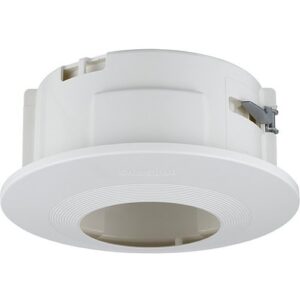 Hanwha SHD-3000F5 In-Ceiling Plenum Flush Mount for PNM-9000VQ/PNM-9002VQ Cameras, White