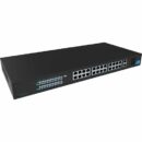 Hanwha SKY-SW28G-001 Wisenet Sky SW28G 24-Port Gigabit PoE+ Network Switch with 2-Uplink and 2-SFP Port