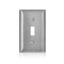 Leviton SL1 SS C-Series 430 1-GG Standard Toggle Switch Wall Plate