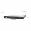 APC SMT1000RM1U Smart-UPS Line Interactive Uninterruptible Power Supply with LCD Display, 4-NEMA 5-15R Outlets, 1000 VA, 1U, 120V