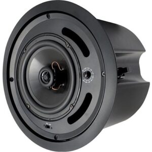 Speco SP5MATB MA Series 5.25" 25/70V Speaker, ABS Plastic Back Can, Black