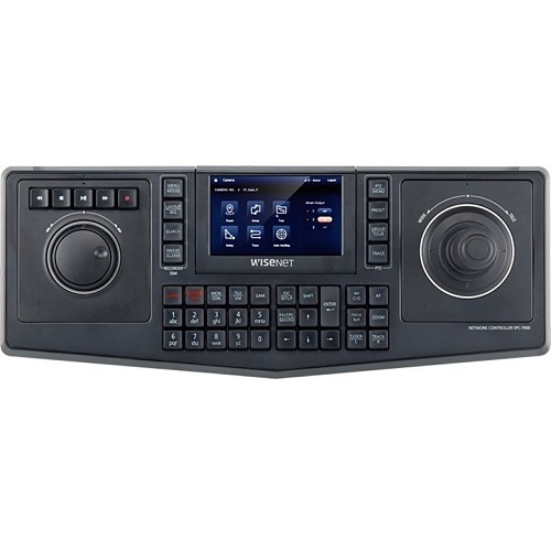 Hanwha SPC-7000 System Control Keyboard with 5" Touch TFT LCD
