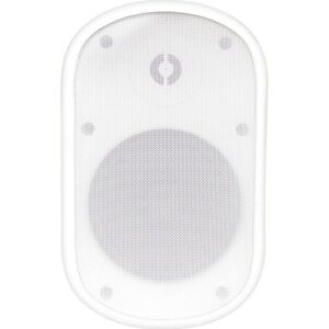 Speco SPCE5OTW 5.25" Indoor/Outdoor Wall-Mount Speaker with Transformer, White