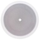 Speco SPG86TC 8" 70/25V Modern Grille In-Ceiling Speaker with Volume Control Knob, Off-White