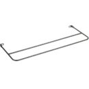 Panduit SRB19D7BL Strain Relief Bar, Inward Mounting, 7" Depth, Black