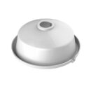 Hikvision SRSM Sun and Rain Shade Pendant Cap for Outdoor Dome Cameras, White