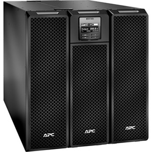 APC SRT8KXLT-5KTF Smart-UPS On-Line, kVA 8 kW, Tower, 208V, 8x 5-20R, 6x L6-20R, 2x L6-30R, 1x L14-30R NEMA, NMC+SmartSlot, with Transformer 208V to 120V, W/O Rail Kit