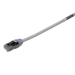 Panduit STP28X0.2MIG CAT6a Patch Cable, 28 AWG Shielded Patch Cord, CM/LSZH, 0.2m, International Gray