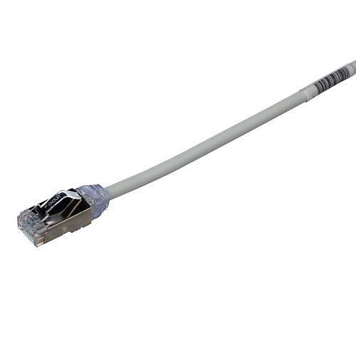 Panduit STP28X0.5MIG CAT6a Patch Cable, 28 AWG Shielded Patch Cord, CM/LSZH, 0.5m, International Gray
