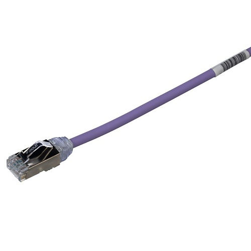 Panduit STP28X10MVL CAT6a Patch Cable, 28 AWG Shielded Patch Cord, CM/LSZH, 10m, Violet