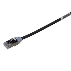 Panduit STP28X1.5MBL CAT6a Patch Cable, 28 AWG Shielded Patch Cord, CM/LSZH, 1.5 m, Black