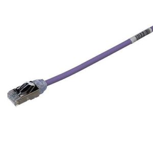 Panduit STP28X4MVL CAT6a Patch Cable, 28 AWG Shielded Patch Cord, CM/LSZ, 4m, Violet