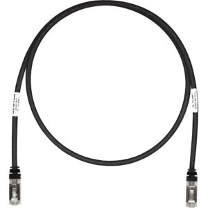 Panduit STP6X10BL CAT6A Patch Cord, S/FTP Design, Black