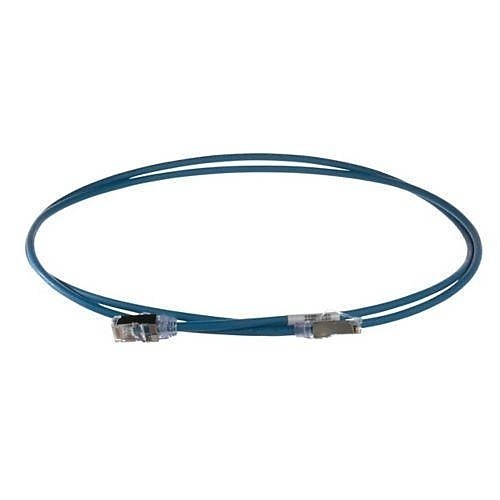 Panduit STP6X10MBU CAT6a Patch Cable, 28 AWG Shielded Patch Cord, CM/LSZH, 10m, Blue