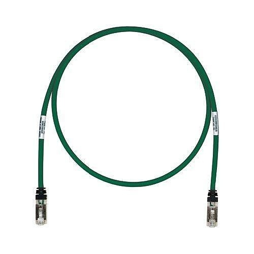 Panduit STP6X13GR CAT6a Patch Cable, Copper Patch Cord S/FTP, 13', Green