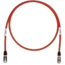 Panduit STP6X1.5MRD CAT6A Copper Patch Cable, S/FTP, Red
