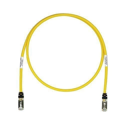Panduit STP6X3YL CAT6a Patch Cable, Copper Patch Cord S/FTP, 3', Yellow