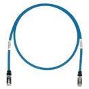 Panduit STP6X45BU CAT6a Patch Cable, Copper Patch Cord S/FTP, 45', Blue