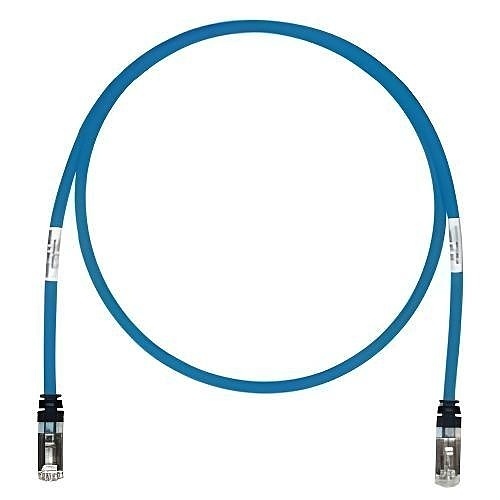Panduit STP6X45BU CAT6a Patch Cable, Copper Patch Cord S/FTP, 45', Blue