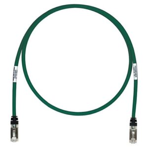 Panduit STP6X4.5MGR CAT6a Patch Cable, 28 AWG Shielded Patch Cord, CM/LSZH, 4.5m, Green