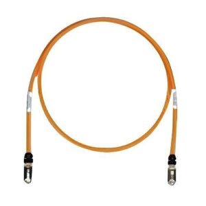 Panduit STP6X45OR CAT6a Patch Cable, Copper Patch Cord S/FTP, 45', Orange