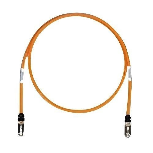 Panduit STP6X45OR CAT6a Patch Cable, Copper Patch Cord S/FTP, 45', Orange